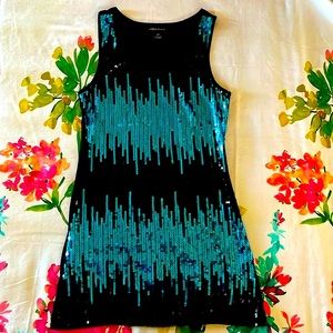 SEDUCTIONS Sequined stretchable dress for special occasion